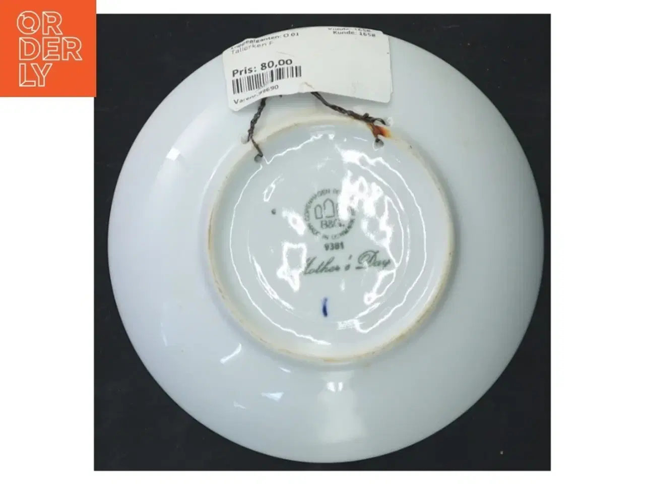 Billede 3 - Mors Dag tallerken fra 1987 fra Copenhagen Porcelain (str. Ø 15 cm)