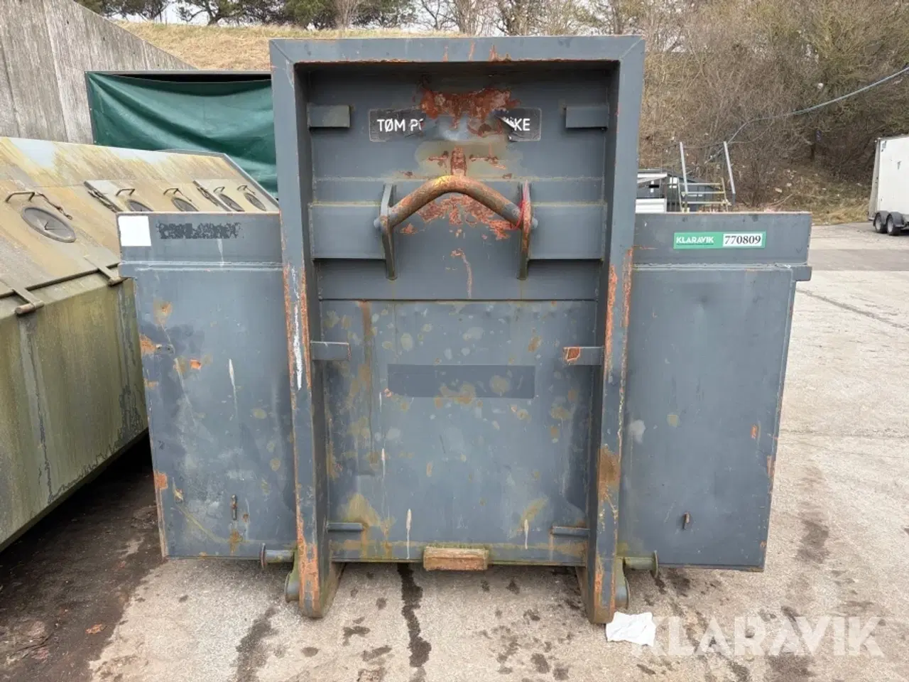 Billede 2 - Container Åben affaldscontainer med løftebeslag