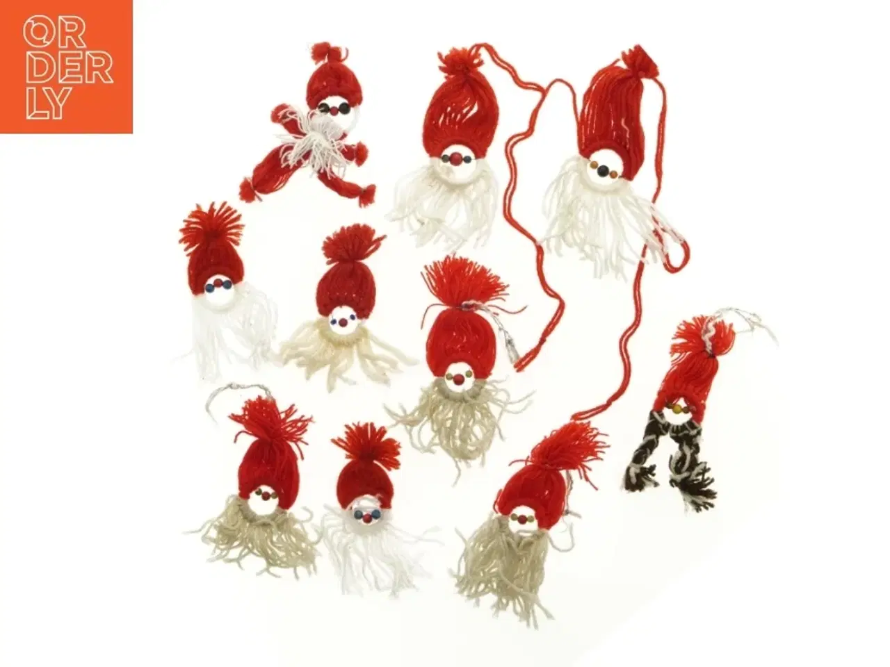 Billede 1 - Håndlavede nissefigurer (str. 17 cm)