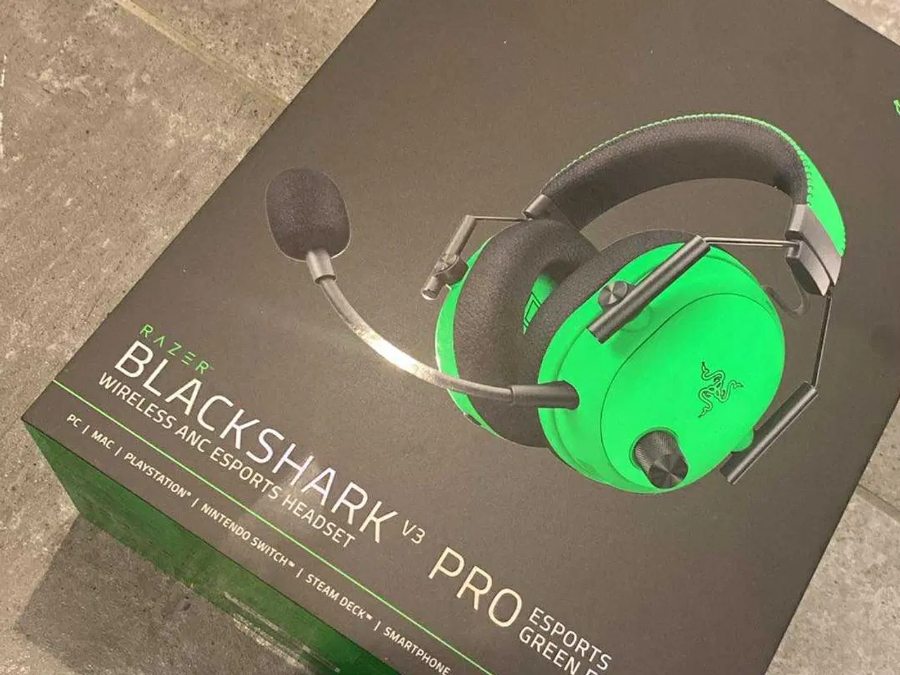 Billede 2 - Blackshark V3 Pro Green Edition Aldrig brugt