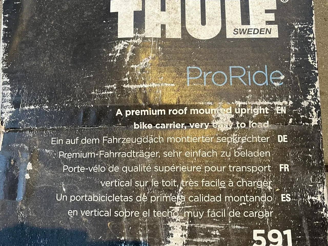 Billede 1 - Thule ProRide 591 cykelholder til tag