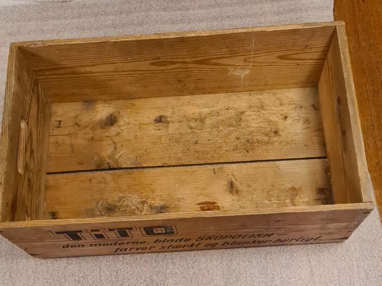 Billede 2 - Retro trækasse med tryk