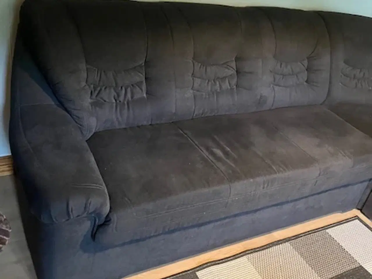 Billede 1 - Mørk Hjørnesofa sælges