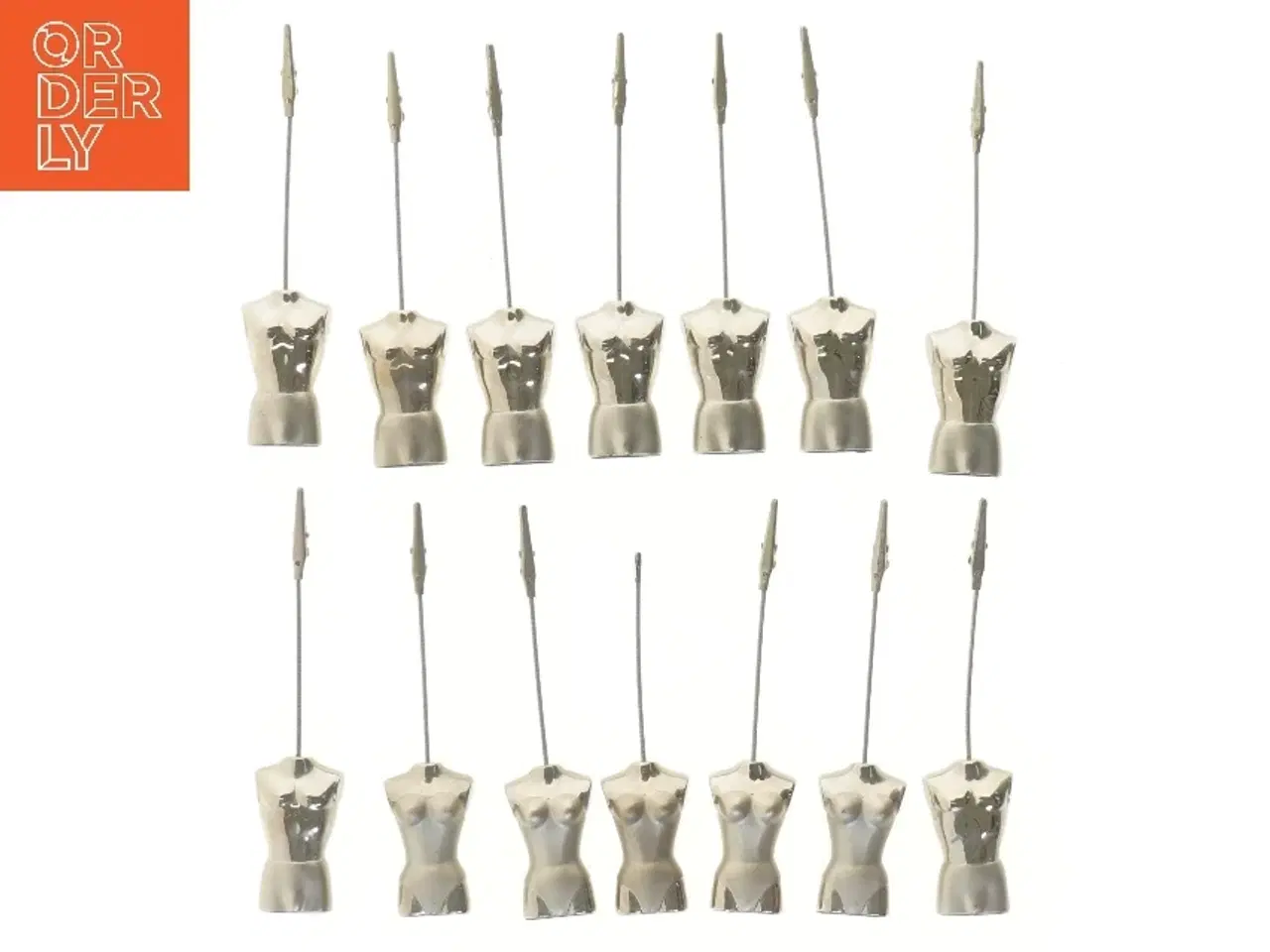 Billede 1 - Bordkortholdere torso design (str. 14 styk, 16 cm)