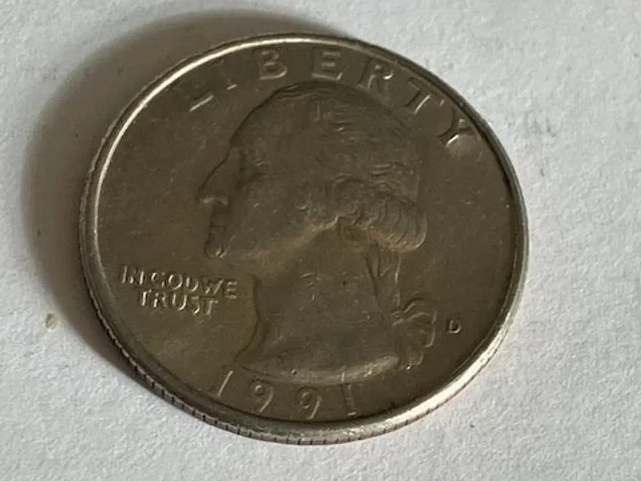 Billede 1 - Quarter Dollar 1991 USA