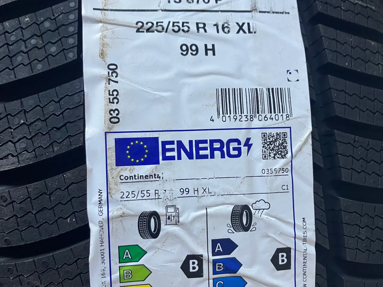 Billede 2 - Vinterhjul med nye dæk 225-55-16