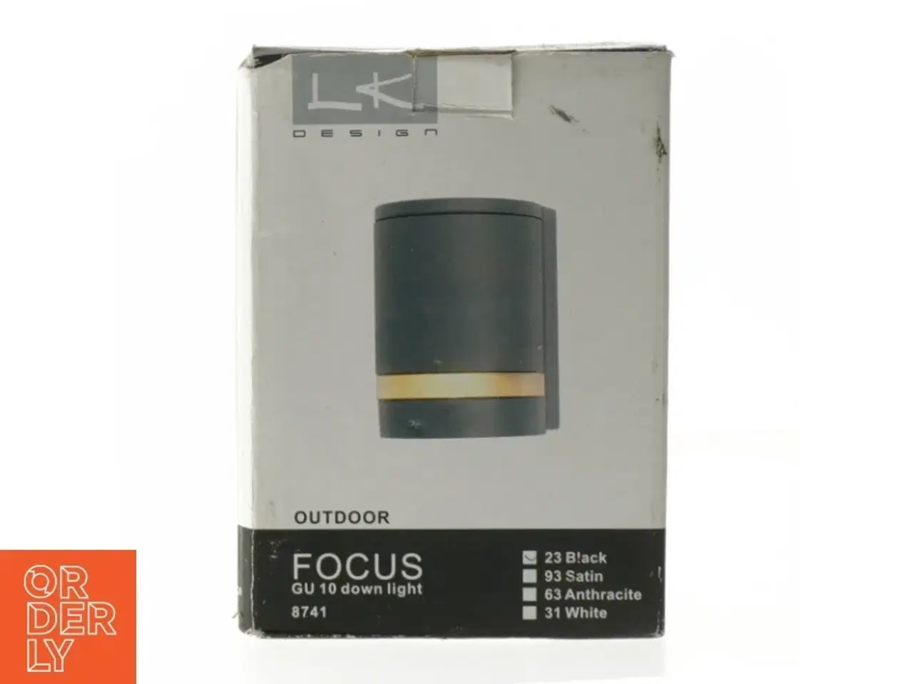 Billede 1 - Udendørs væglampe Focus GU10 fra LK Design (str. 15x11 cm)