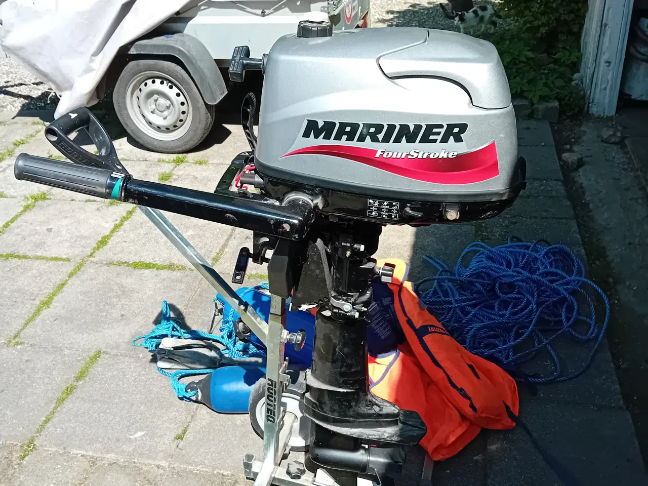 Billede 8 - 14 fods jolle med indregistret bremderup trailer 