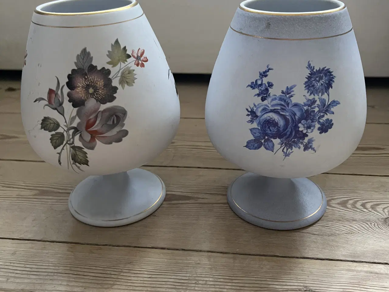 Billede 1 - 2 Flora Gauda 1846 vaser/ pokaler