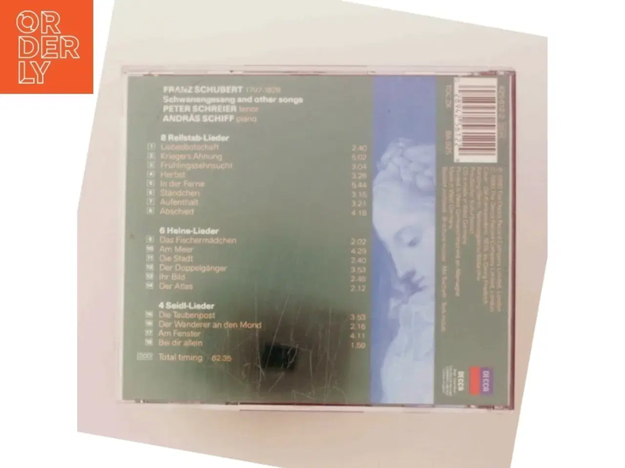 Billede 3 - Schwanengesang med Peter Schreier (DVD)