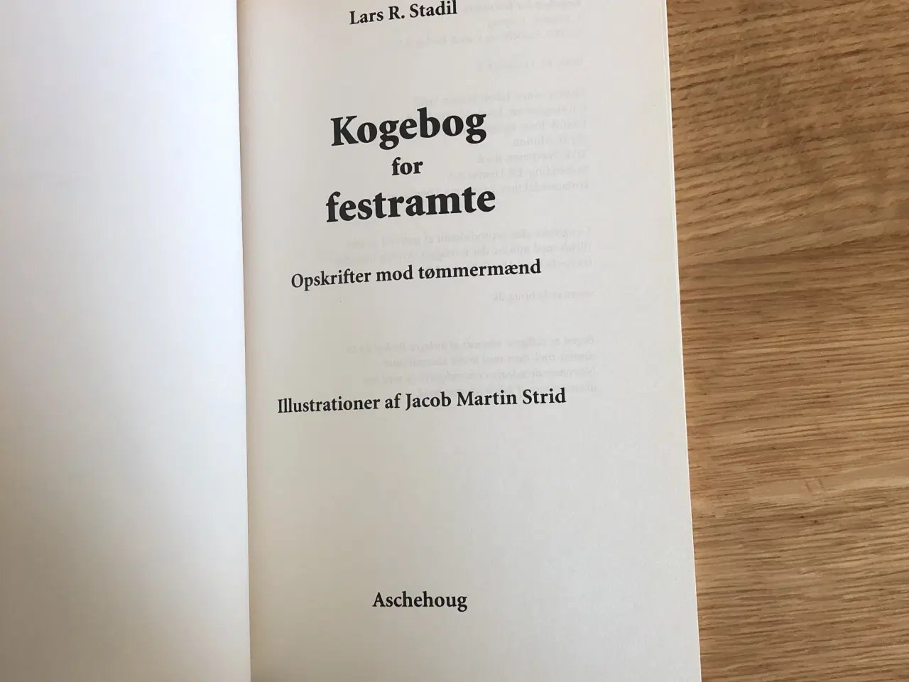 Billede 2 - Lars R. Stadil: Kogebog for festramte