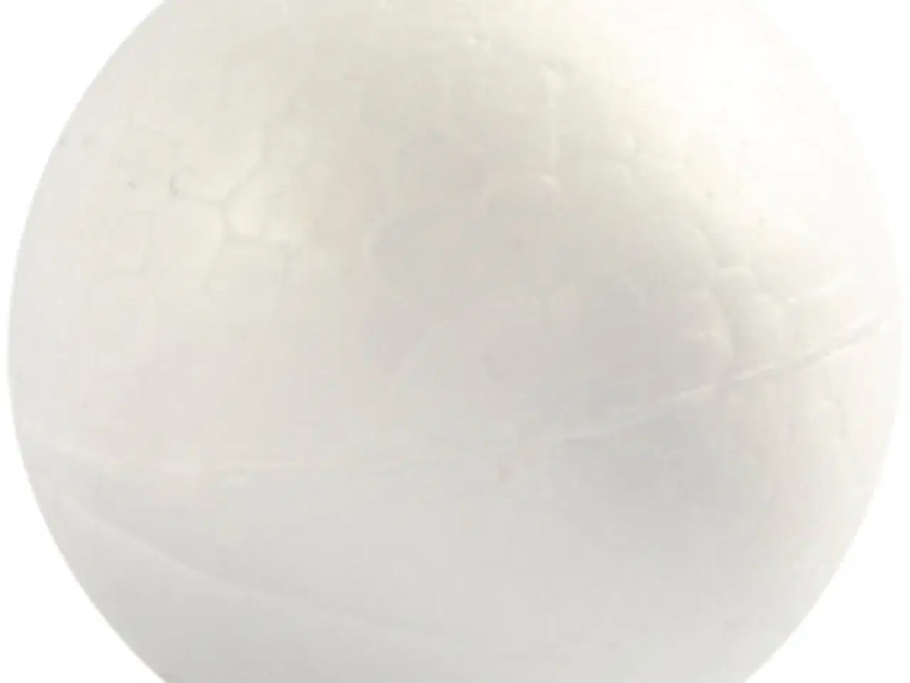 Billede 1 - Kugle, diam. 4 cm, hvid, 10stk./ 1 pk.