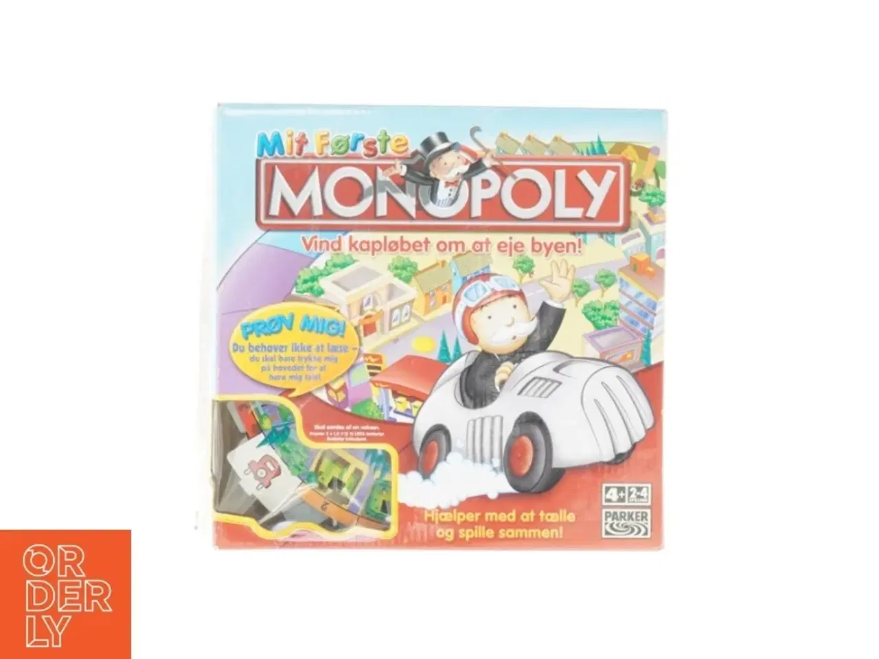 Billede 1 - Mit Første Monopoly brætspil fra Parker (str. 27 x 27 x 6 cm)