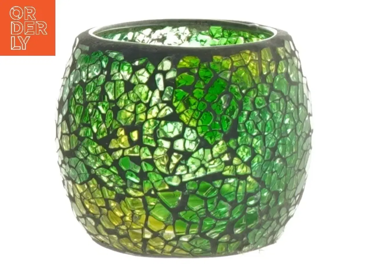 Billede 1 - Mosaik fyrfadsstage (str. Ø 8 cm)