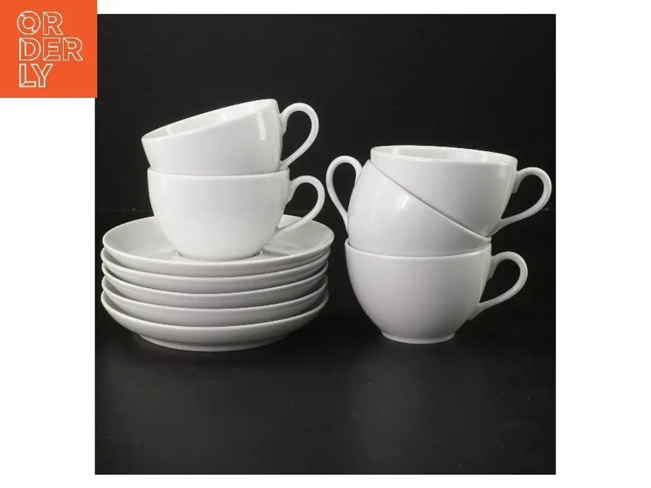 Billede 1 - 5 stk. Pillivuyt Cecil kaffekopper 18cl med underkopper