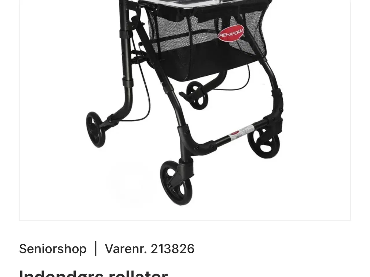 Billede 3 - Rollator letvægt