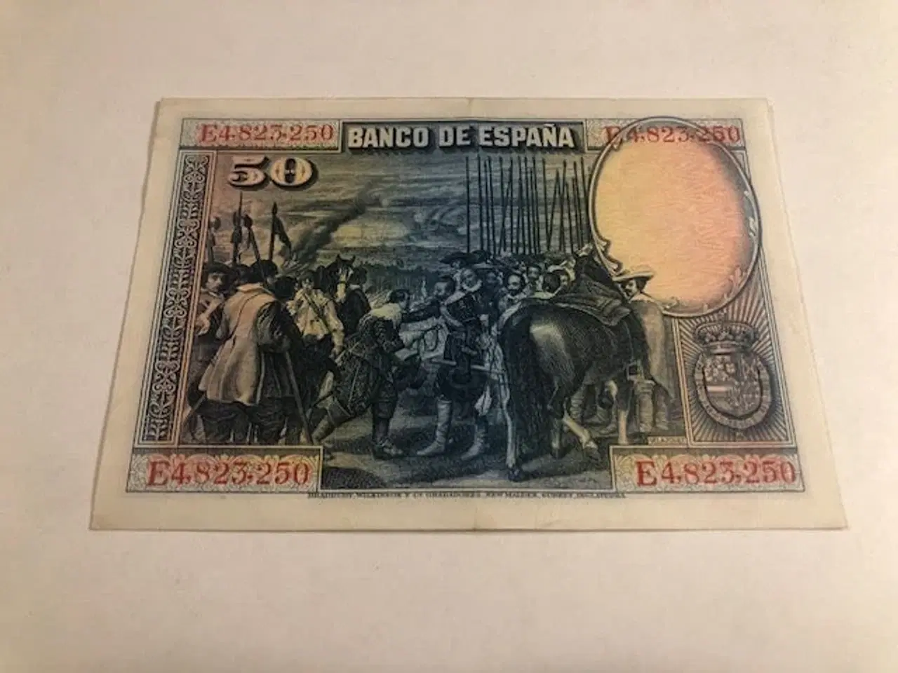 Billede 2 - 50 pesetas Spain 1928