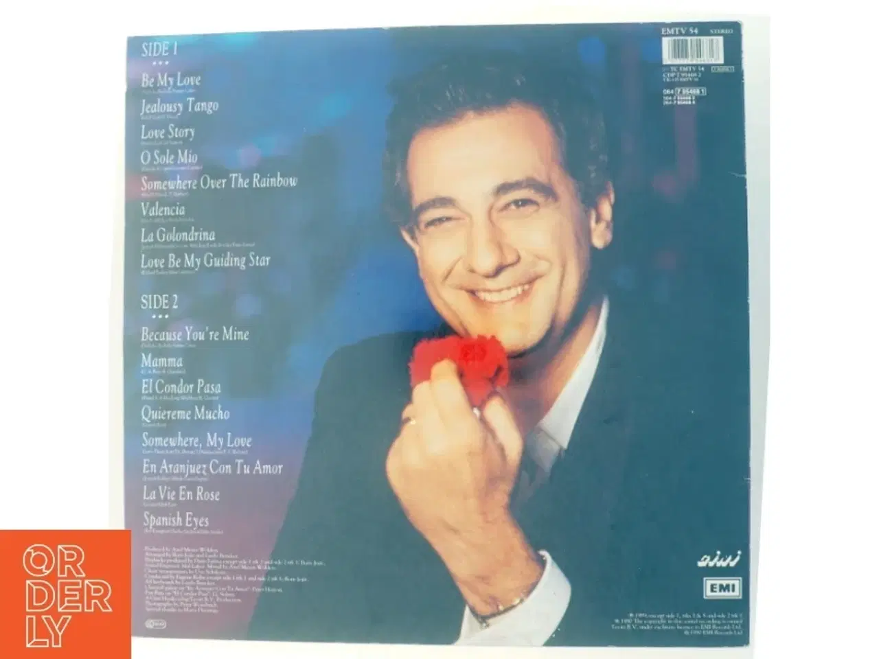 Billede 3 - Pl&#225;cido Domingo - Be My Love LP fra EMI