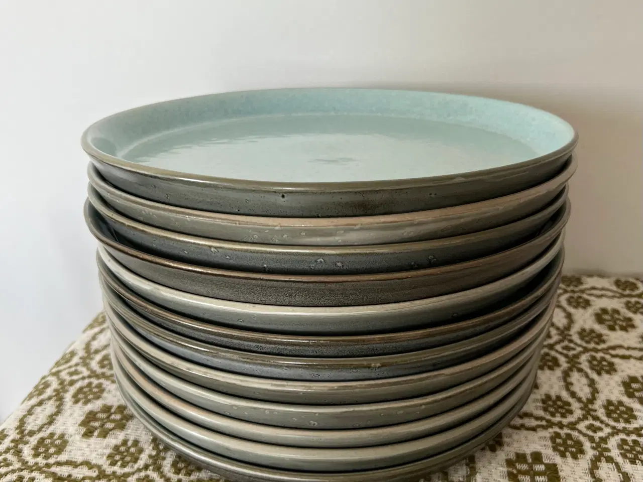 Billede 3 - Bitz gastro flad tallerken grå/lyseblå 27 cm
