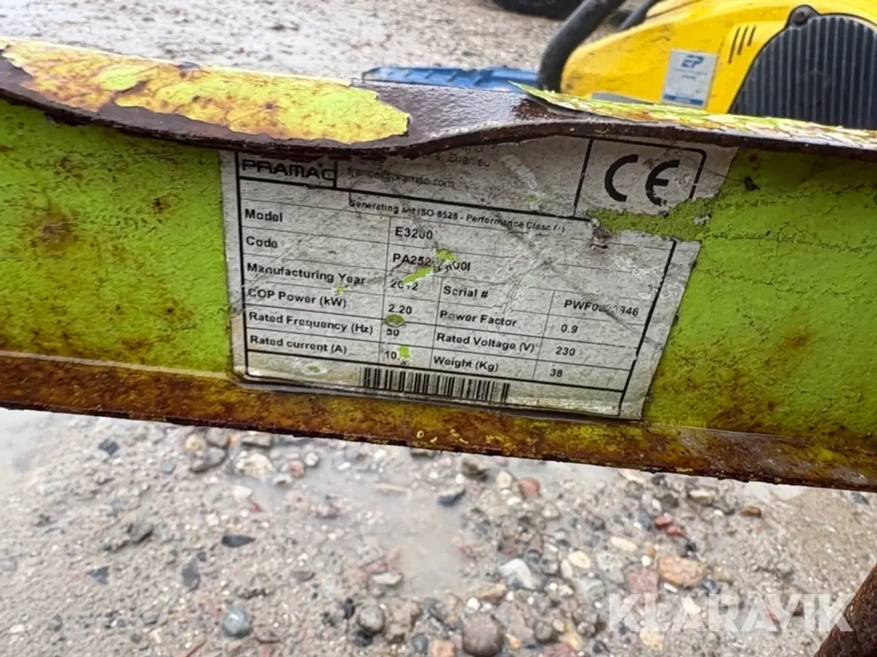 Billede 10 - Generator Pramac E3200