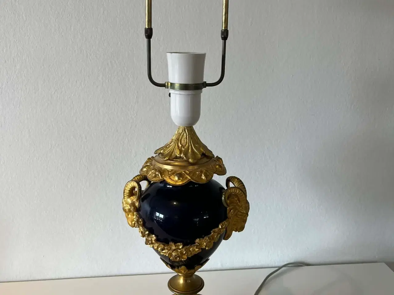 Billede 1 - Messing bord lampe