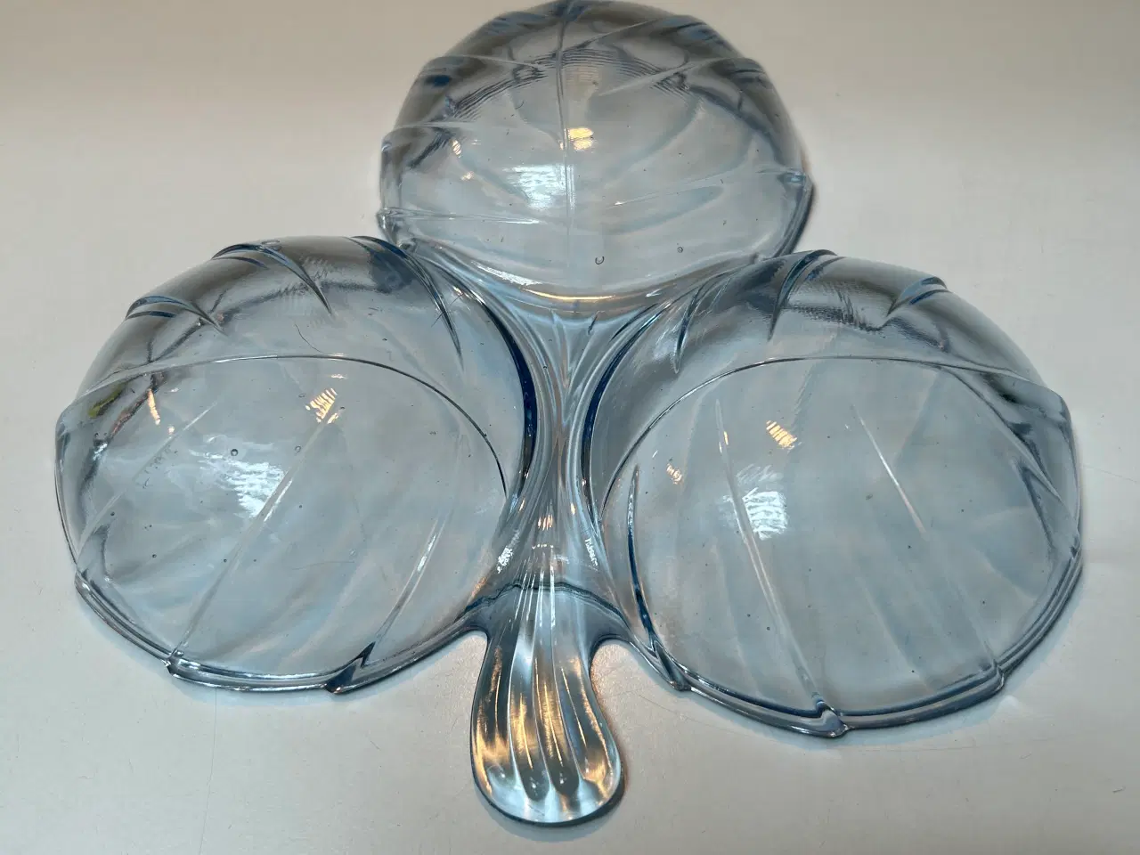 Billede 2 - Flot blå blad cabaret skål