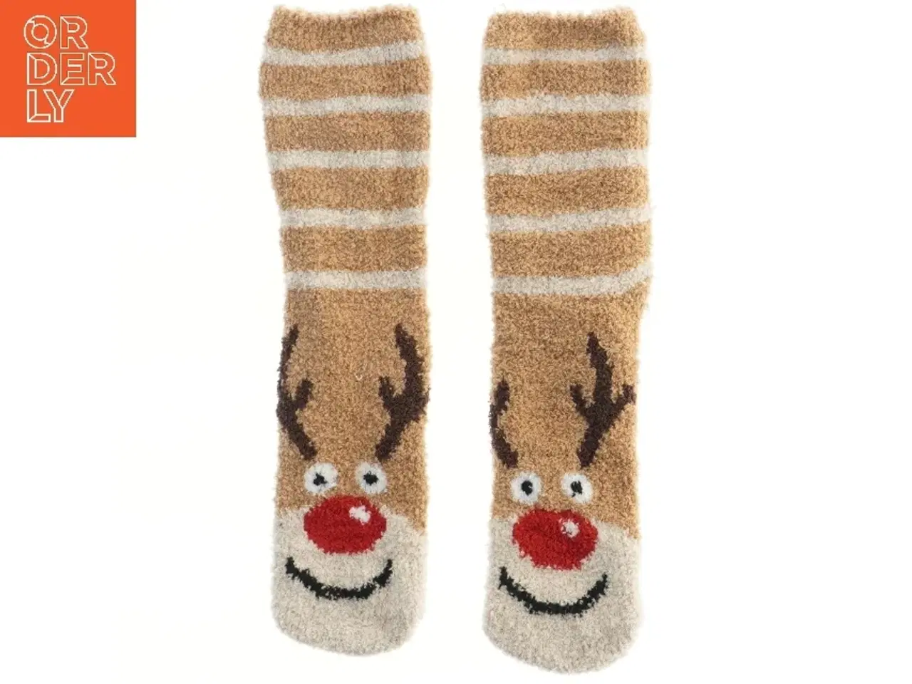 Billede 1 - Rensdyrstrømper (str. 34 cm)