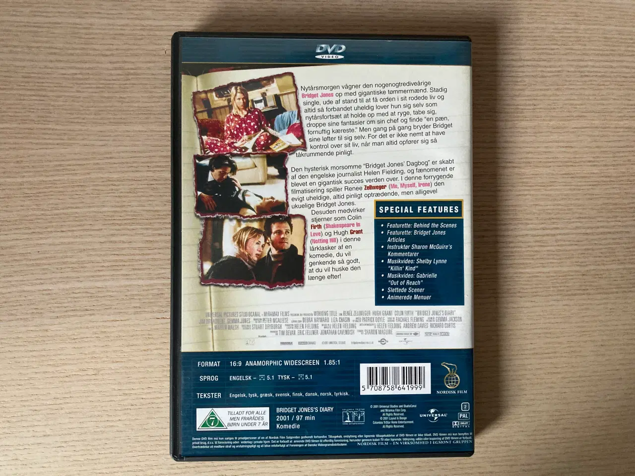 Billede 2 - DVD: Bridget Jones’ dagbog