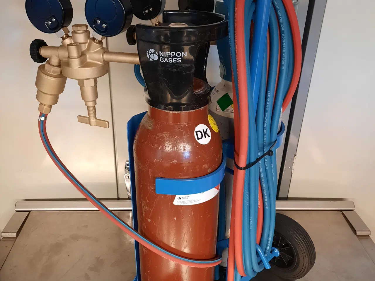 Billede 7 - ilt og gas sæt/Skærebrændersæt Autogena Portafix