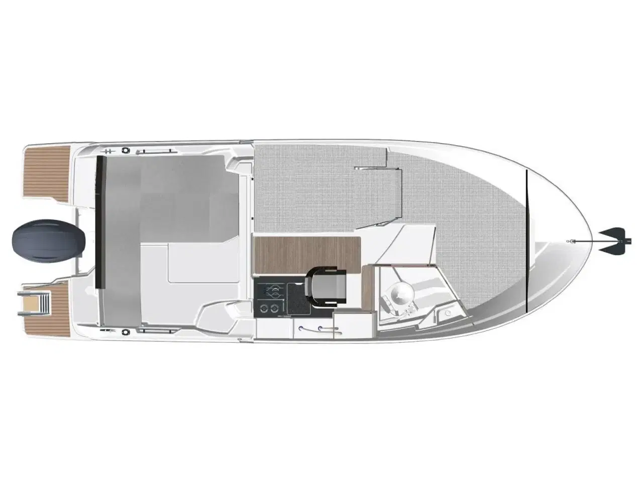 Billede 13 - Jeanneau Merry Fisher 695 Serie 2 - 150 HK Yamaha/Udstyr