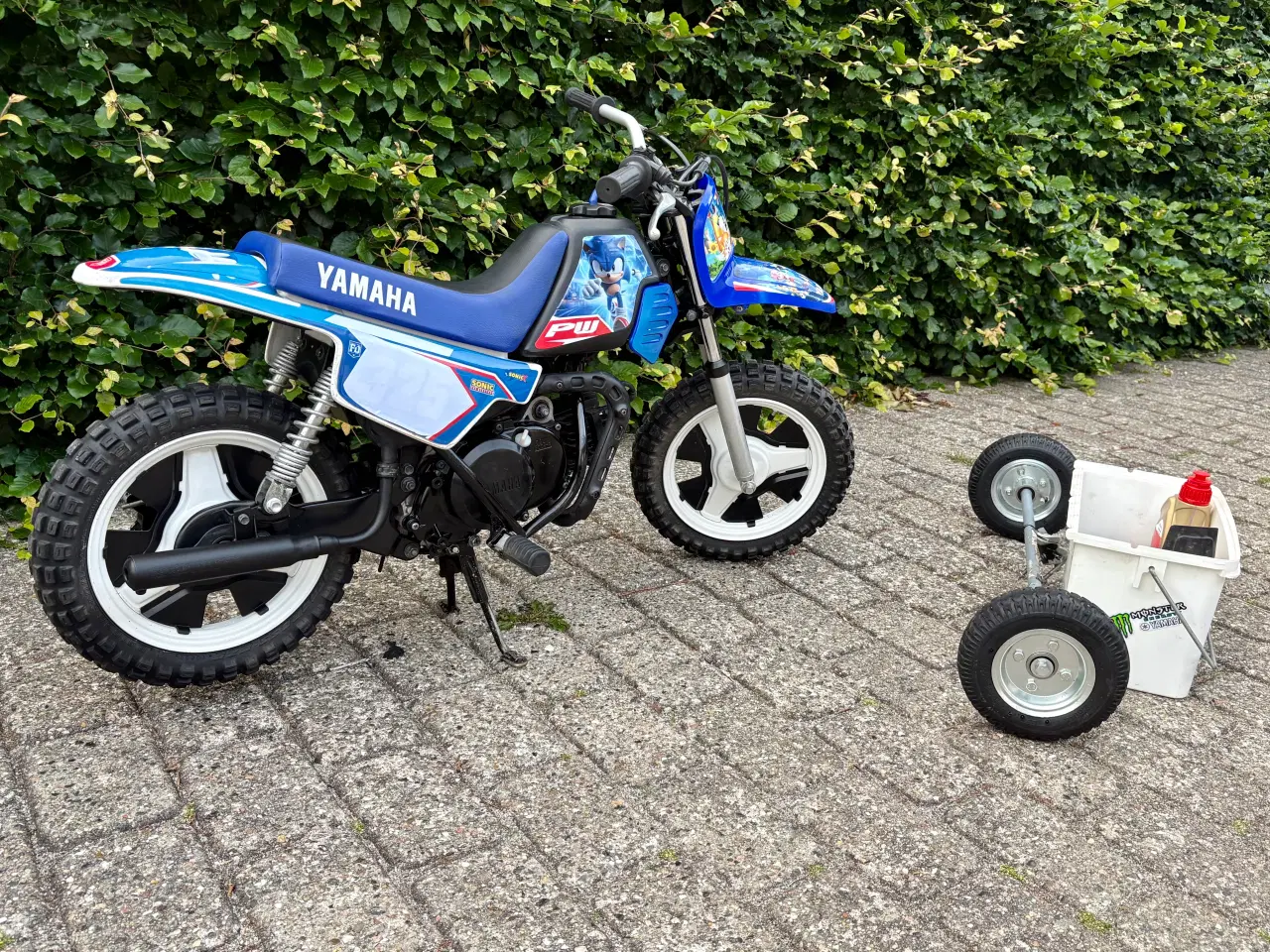Billede 2 - YAMAHA PW 50 + tilbehør 