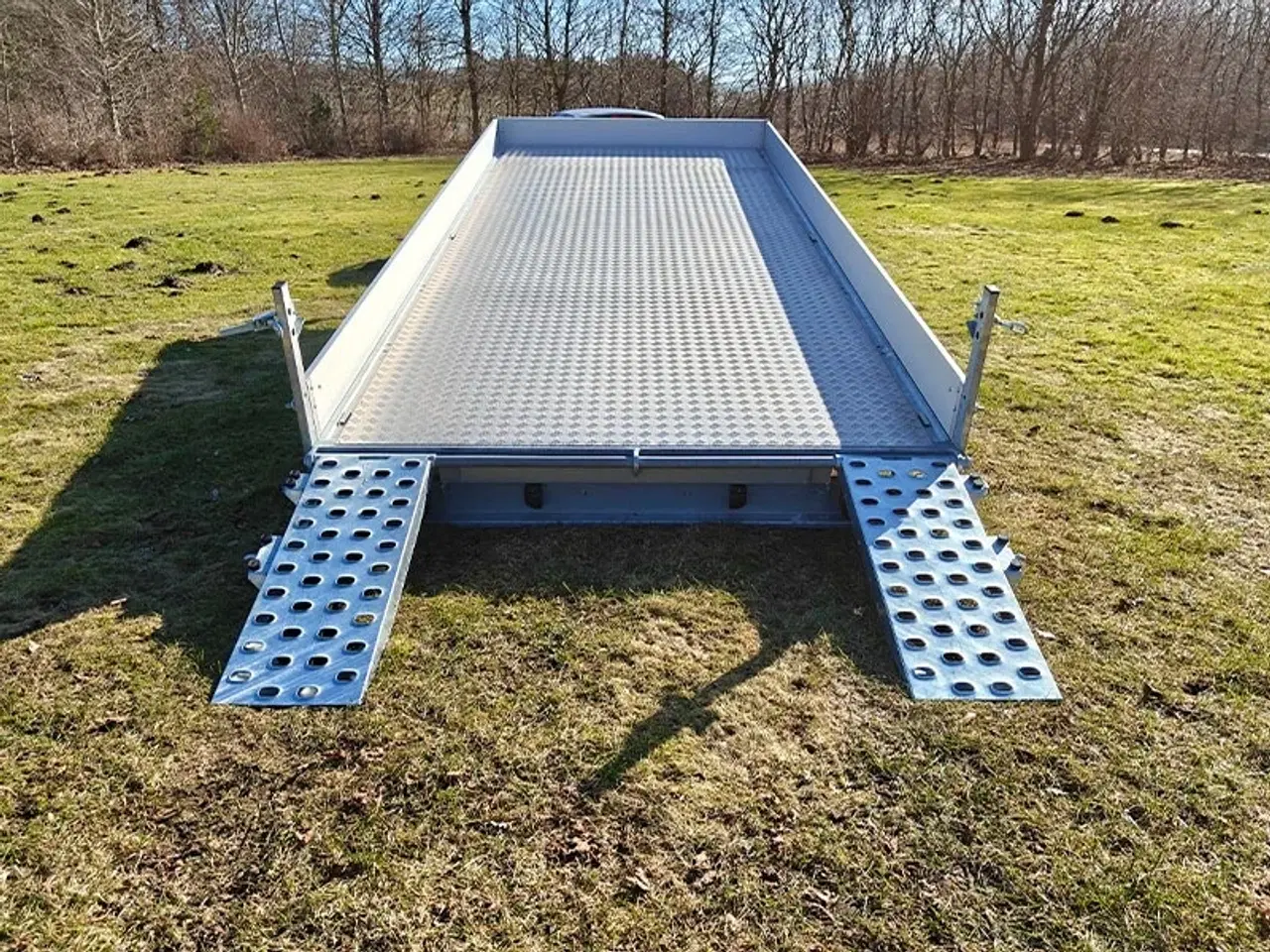 Billede 2 - Böckmann Maskintrailer - tip - Alu bund - LED baglygter