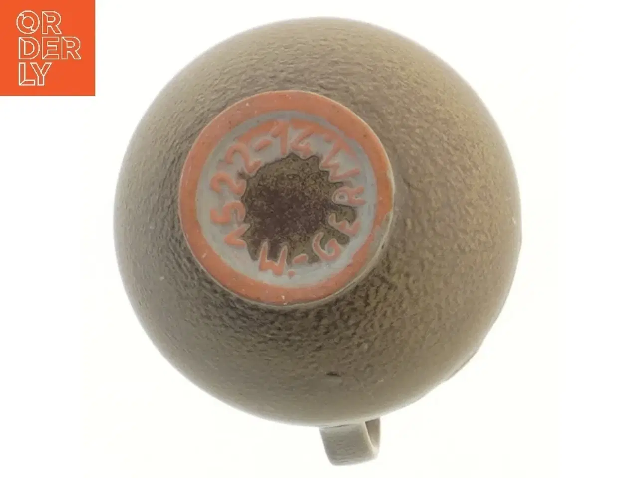 Billede 3 - Keramikvase med dekoration fra W.GERMANY (str. 14x11 cm)