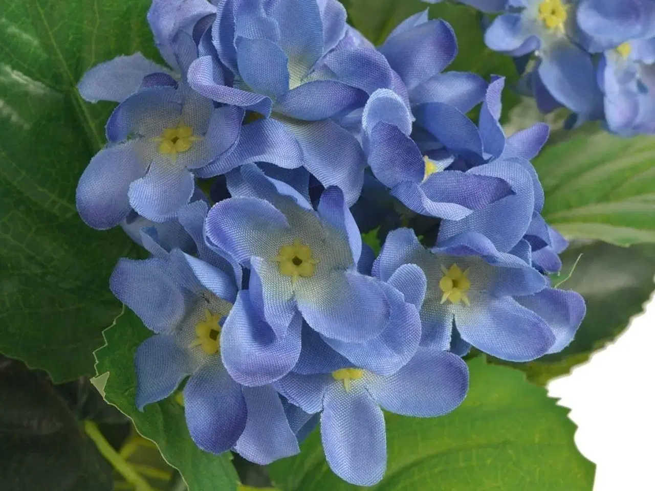 Billede 2 - Kunstig hortensia-plante med potte 60 cm blå