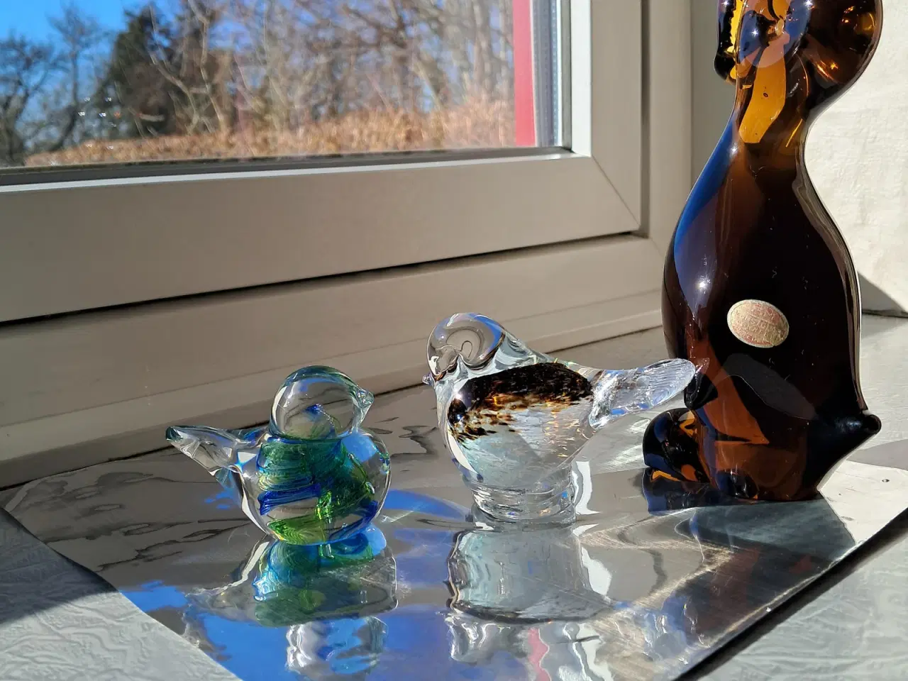 Billede 1 - Glas, fuglefigur, FM Konsiglas Ronnes Sweden