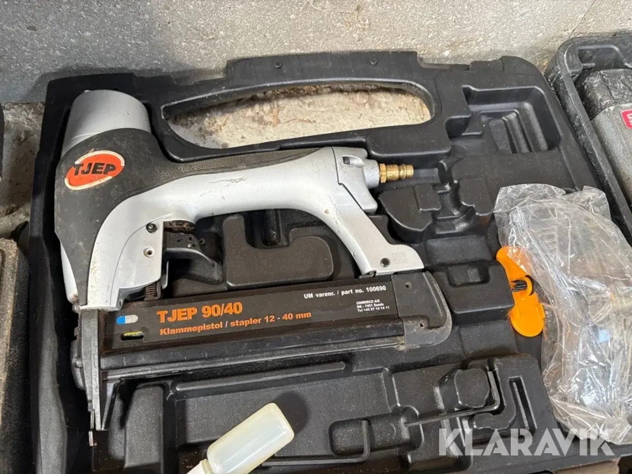 Billede 7 - Sømpistoler og kompressor Tjep, Senco MX50, 90/40, ZE-65 finishpro 18, 4 styk.