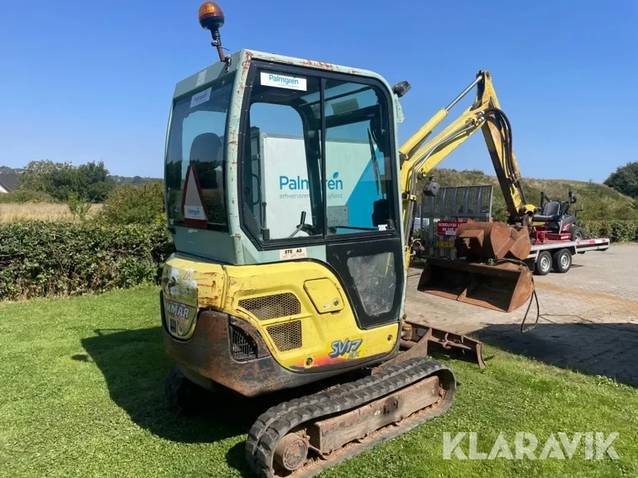 Billede 5 - Gravemaskine Yanmar SV17 med skovle