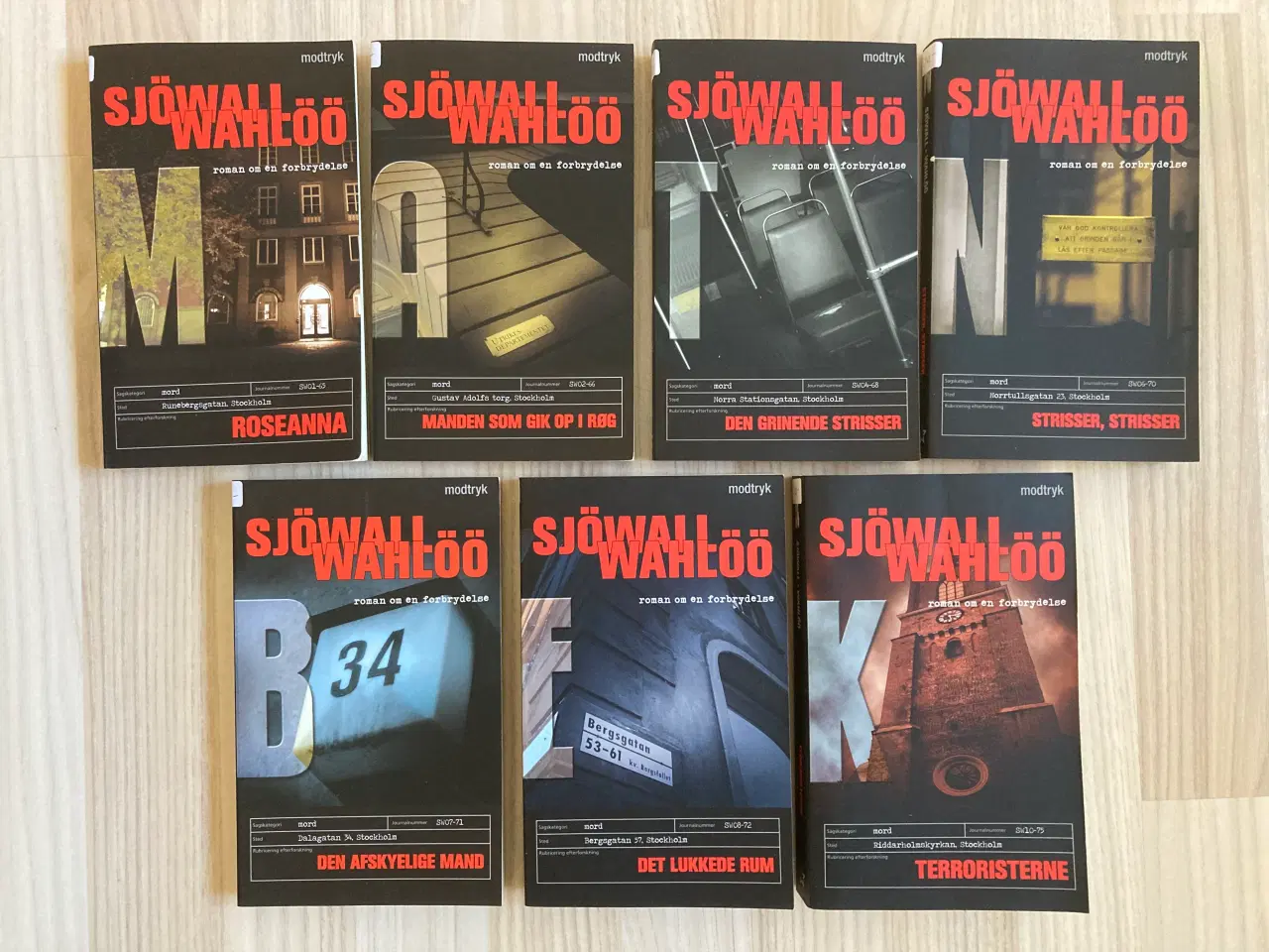 Billede 1 - Flere titler - Sjöwall & Wahlöö