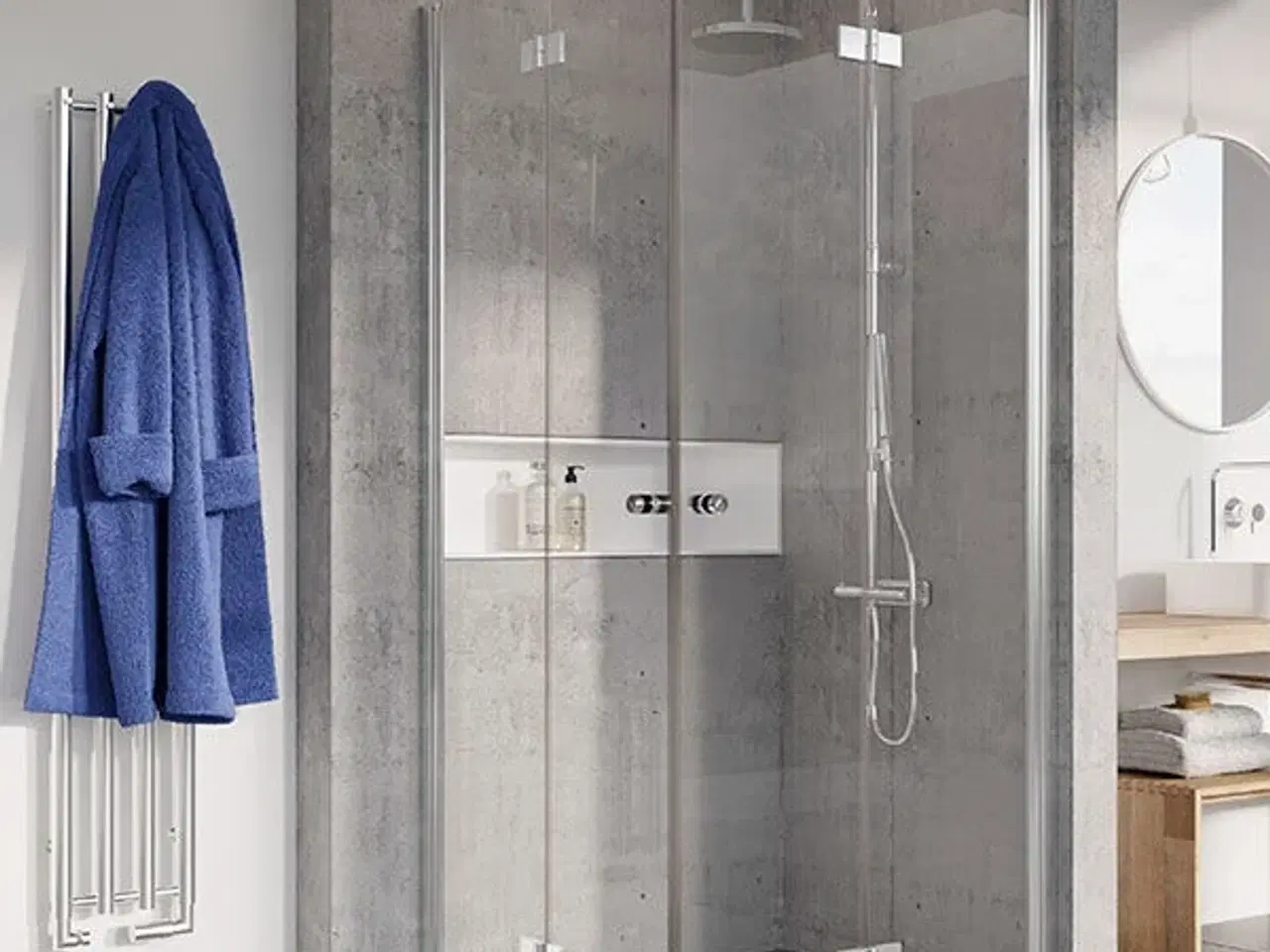 Billede 3 - Firkantet flex skræddersyet krom. STRØMBERG