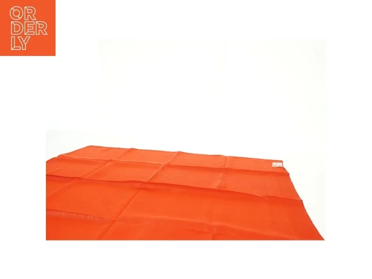 Billede 8 - Orange silketørklæde fra Caruso (str. 75 x 75 cm)