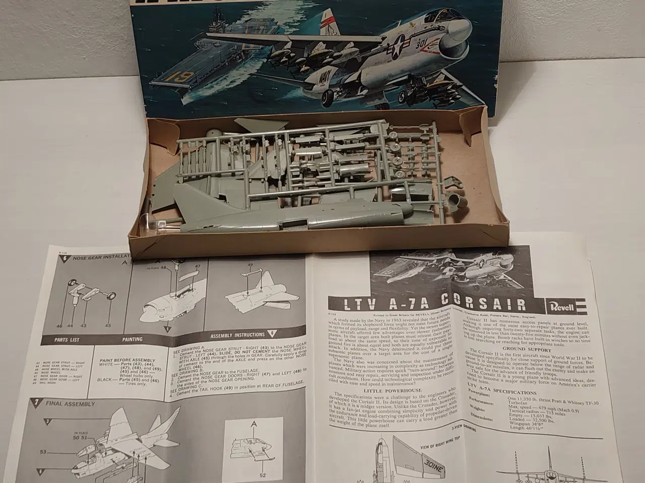 Billede 3 - Flyvemaskinesæt 1-72 Revell H-114 A-7a Corsair ll