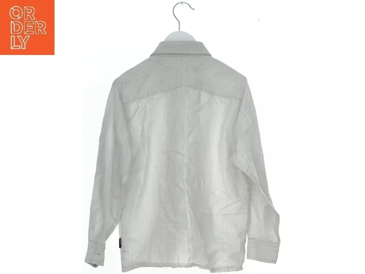 Billede 2 - Hvid skjorte med lange ærmer fra Exit (str. 128)