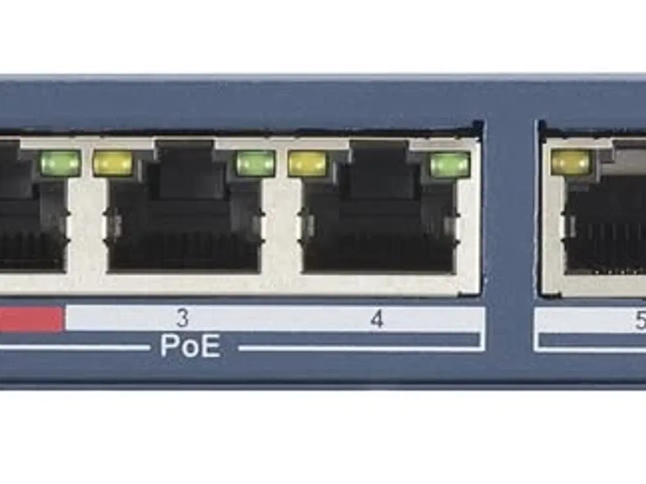 Billede 2 - Hikvision DS-3E0106HP-E 4port PoE+ Switch
