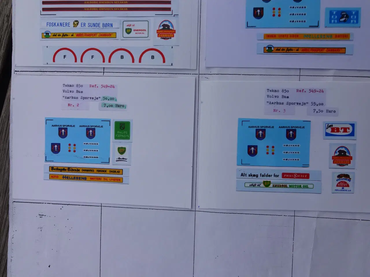 Billede 1 - Decalsæt fra Tekno værkstedet