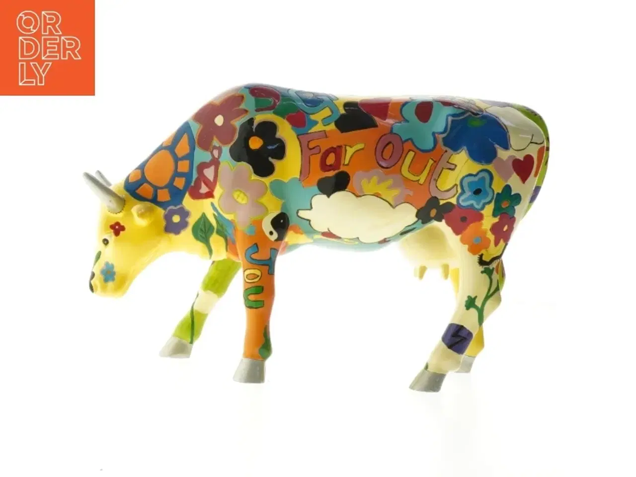 Billede 1 - Cowparade ko i large. Far out . (str. 30 cm)
