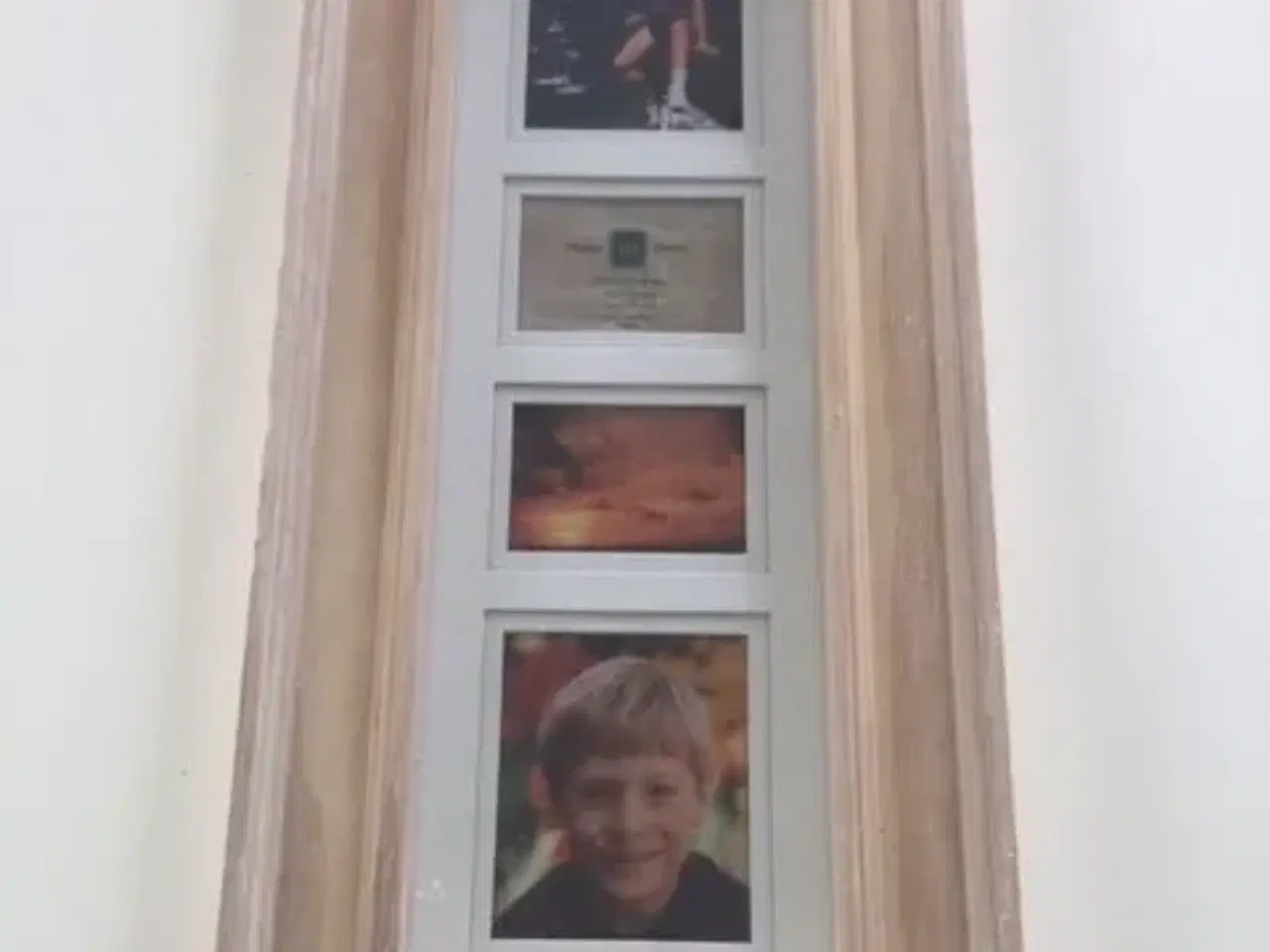 Billede 1 - Ramme i hvidpigmenteret træ