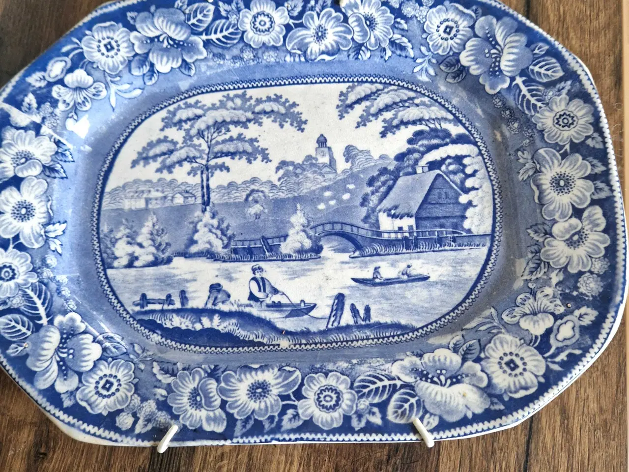 Billede 5 - Antikt engelsk fad fra 1800 tallet