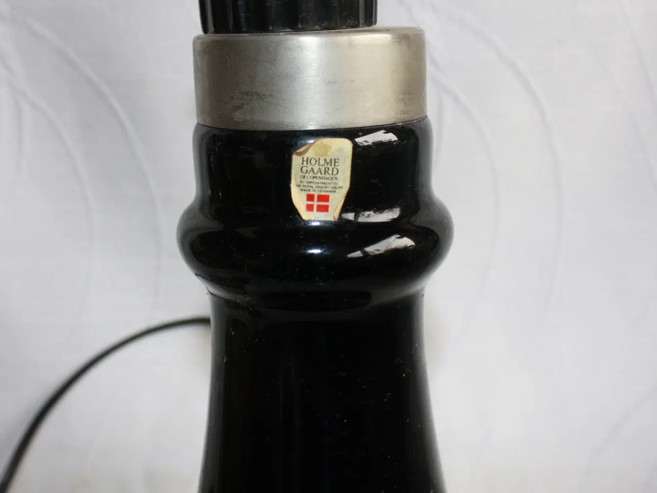 Billede 3 - Bordlampe fra Holmegaard