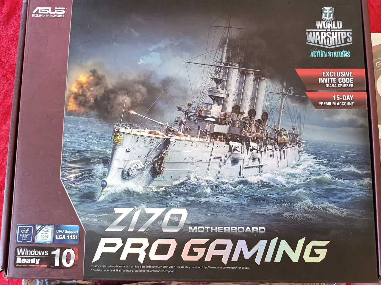 Billede 9 - Asus Z170 Mainboars med cpu - nvme 256gb