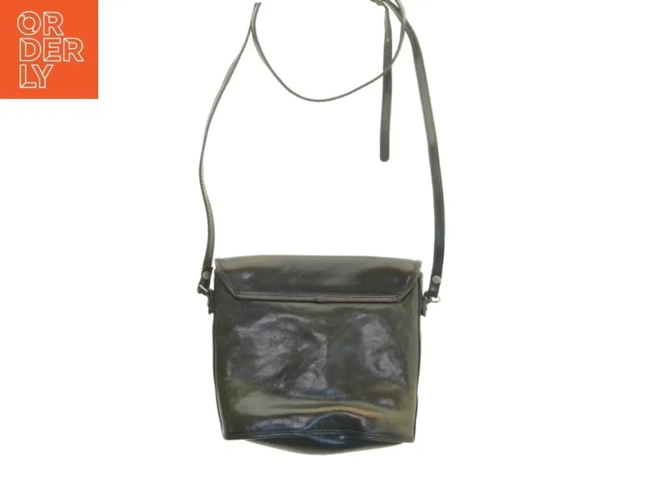 Billede 2 - Læder skuldertaske fra Adax (str. 20x22 cm)